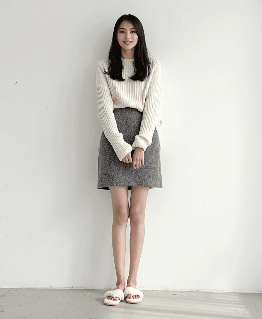 따뜻 포근 털쪼리 실내화 4711(96897858)_작업사진