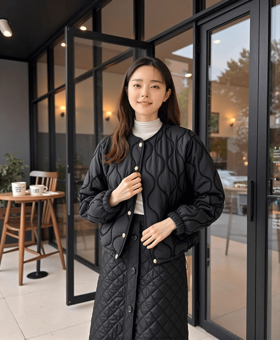 겨울신상) 자수누비패딩(97105686)