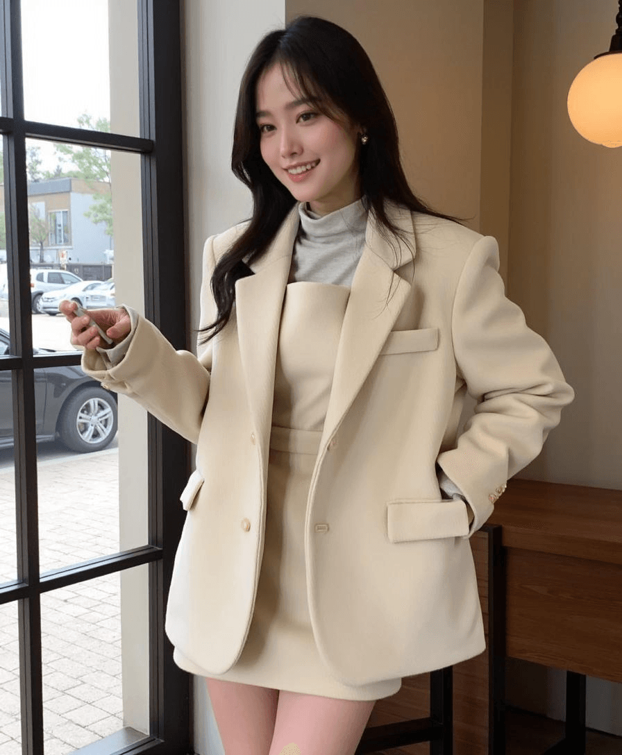 신상)알파카자켓 울자켓 모헤어자켓 기모자켓 데일리 하객룩 누빔안감(97136577)
